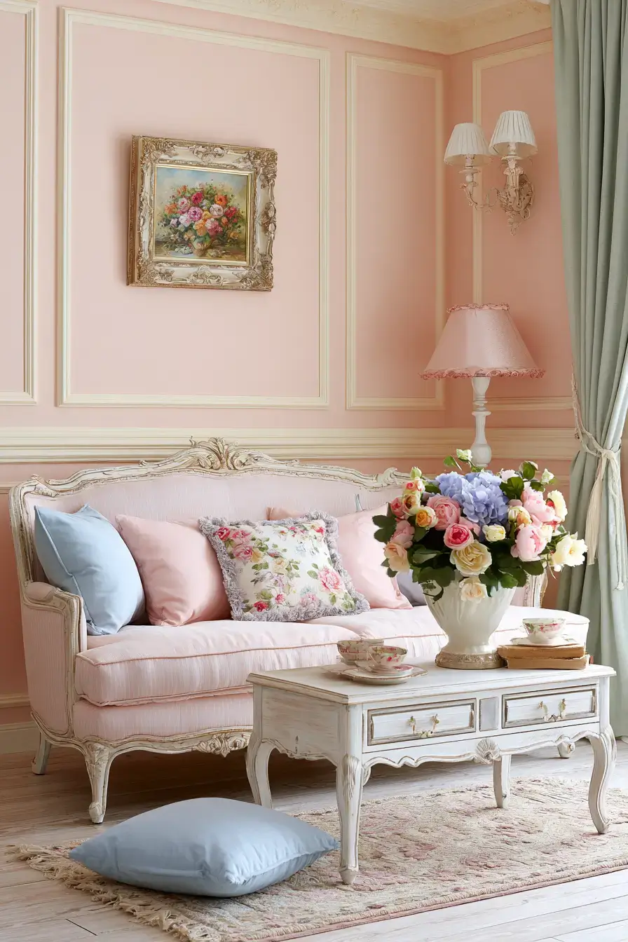 27 French Shabby Chic Decor Ideas For Soft Vintage Charm