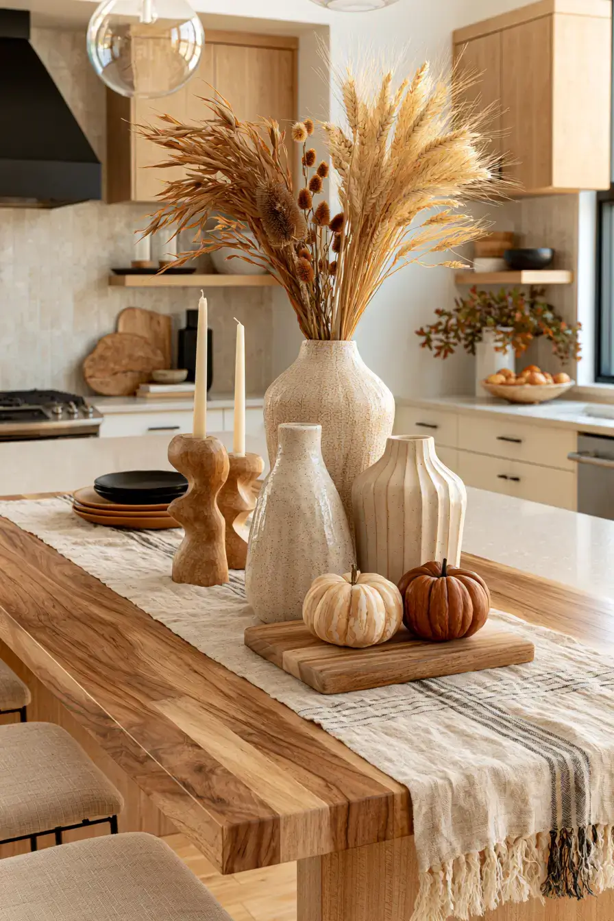 27 Fall Kitchen Island Decor Ideas for a Warm Seasonal Refresh