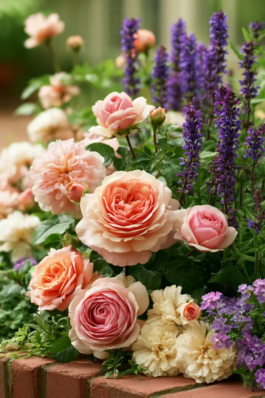27 English Rose Garden Ideas For Romantic Cottage Charm