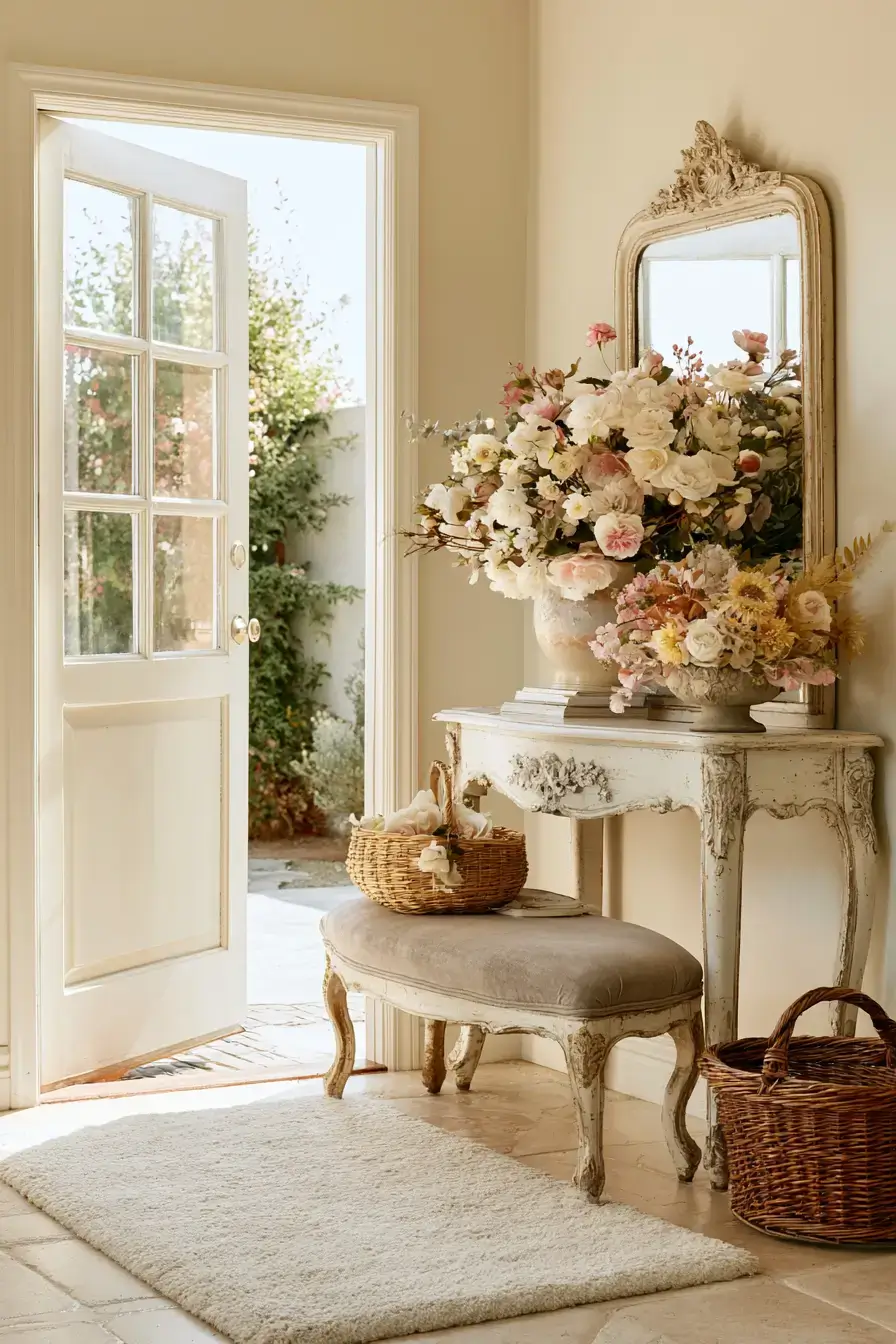 27 French Shabby Chic Decor Ideas For Soft Vintage Charm