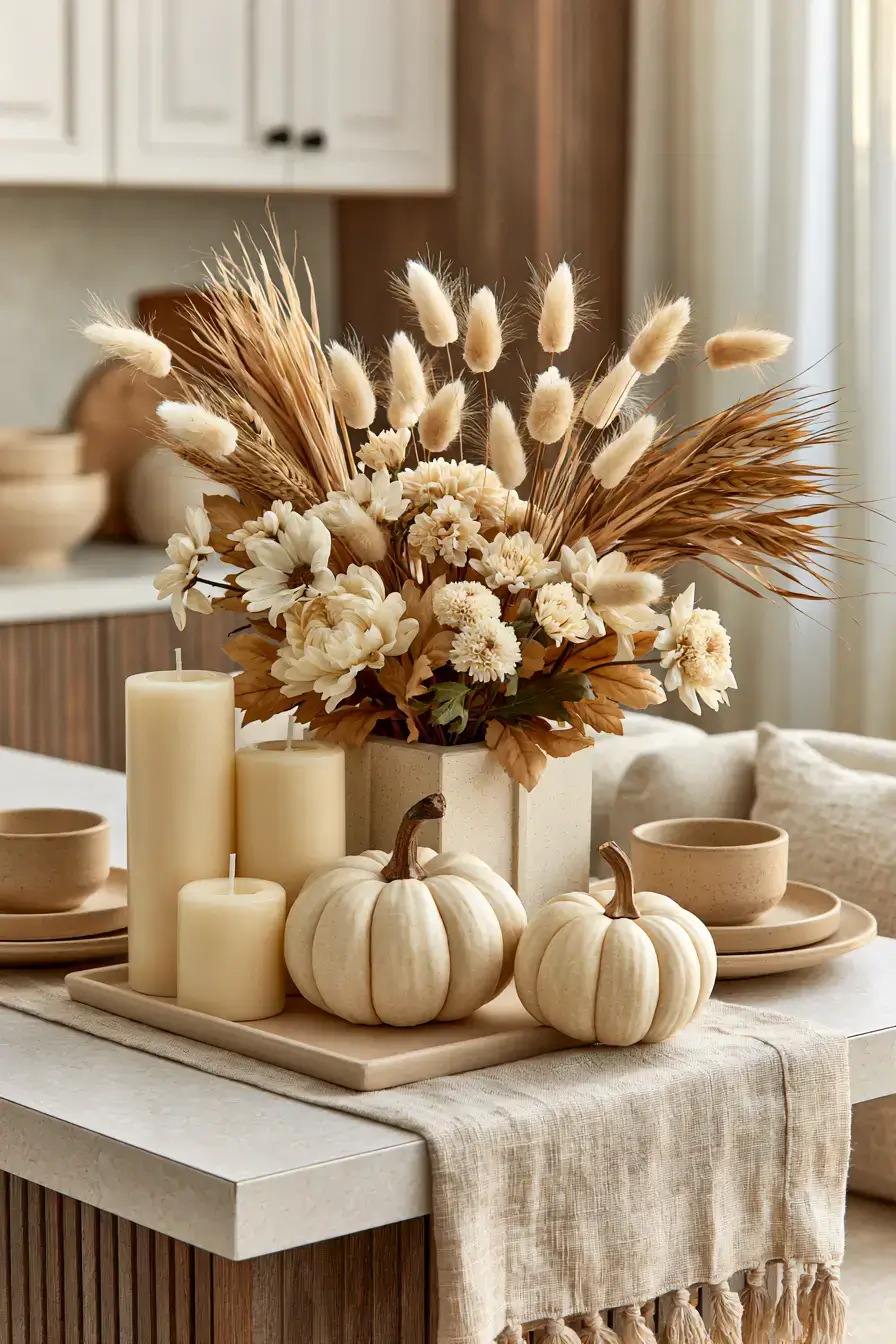 27 Fall Kitchen Island Decor Ideas for a Warm Seasonal Refresh