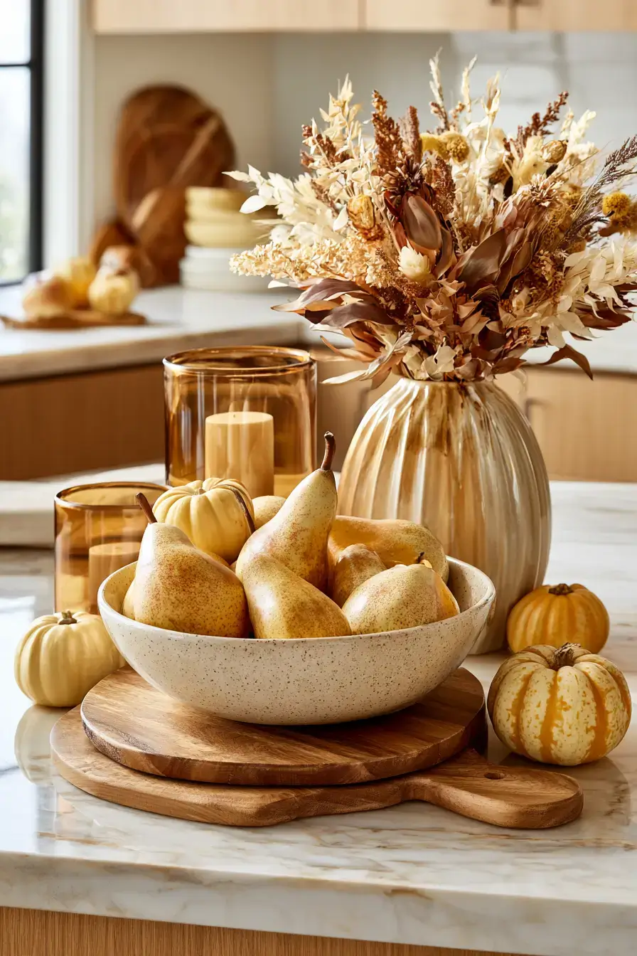 27 Fall Kitchen Island Decor Ideas for a Warm Seasonal Refresh