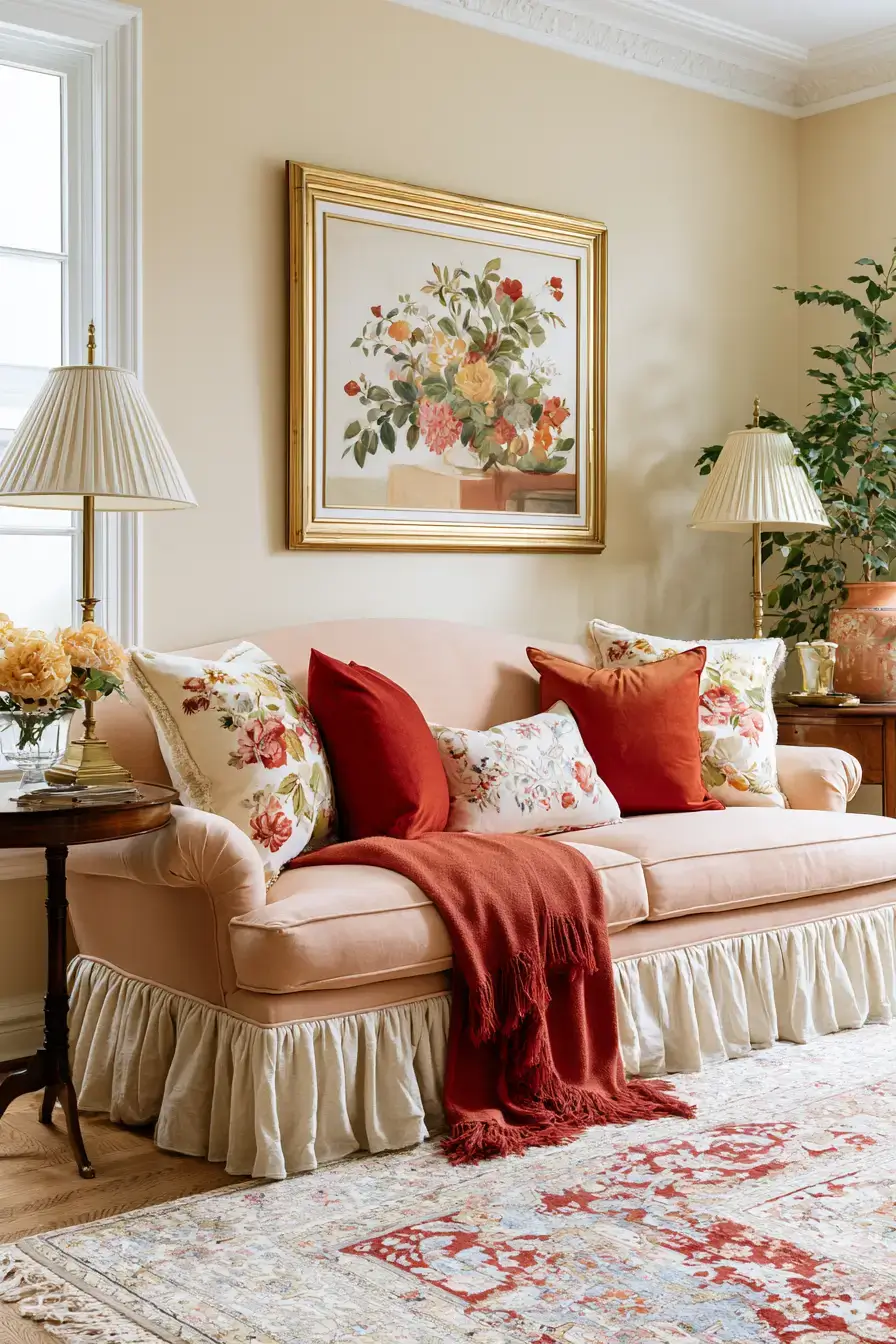 27 Grandmillennial Living Room Ideas For Charming Classic Style