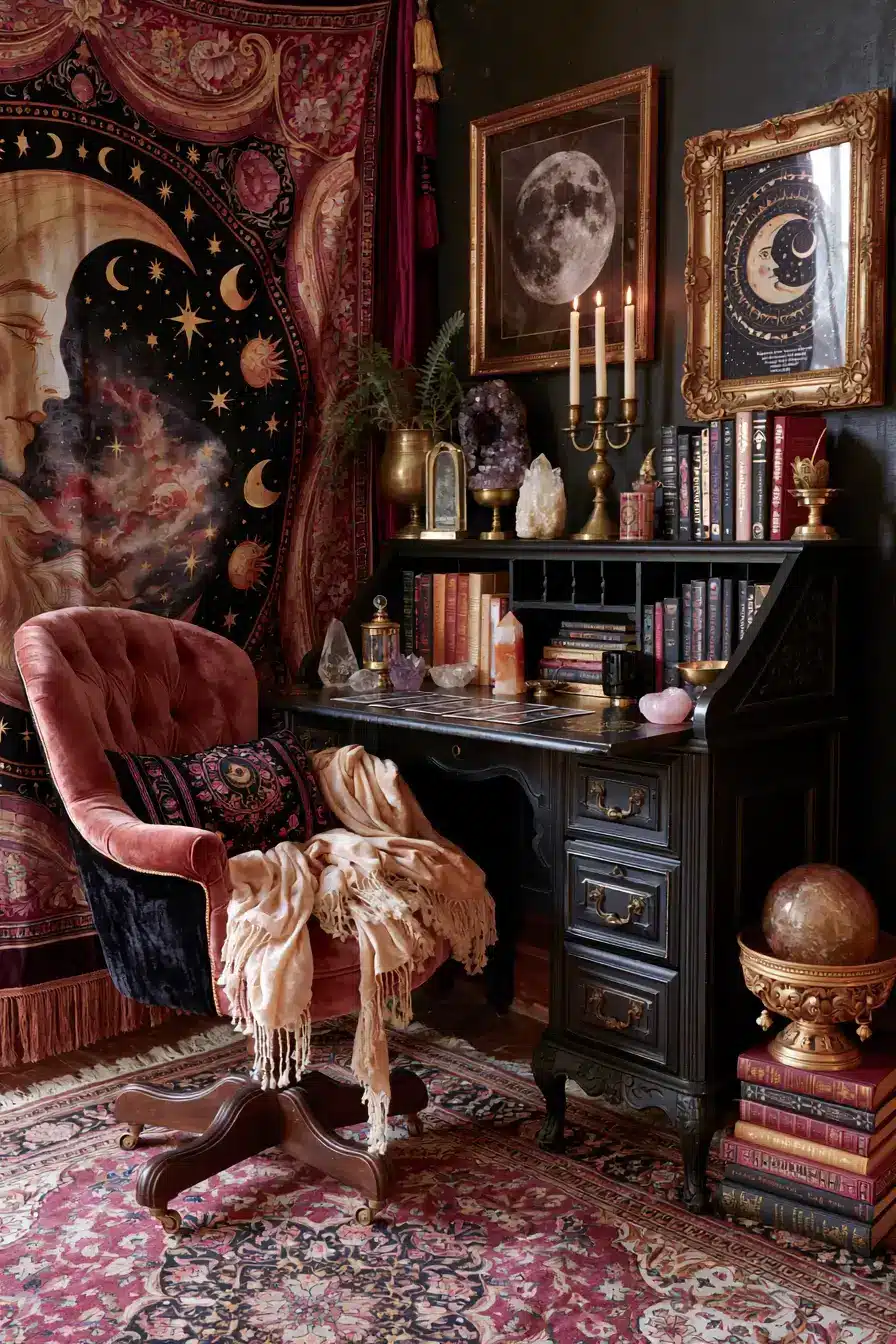 27 Whimsigoth Interior Design Ideas for a Magical Moody Home