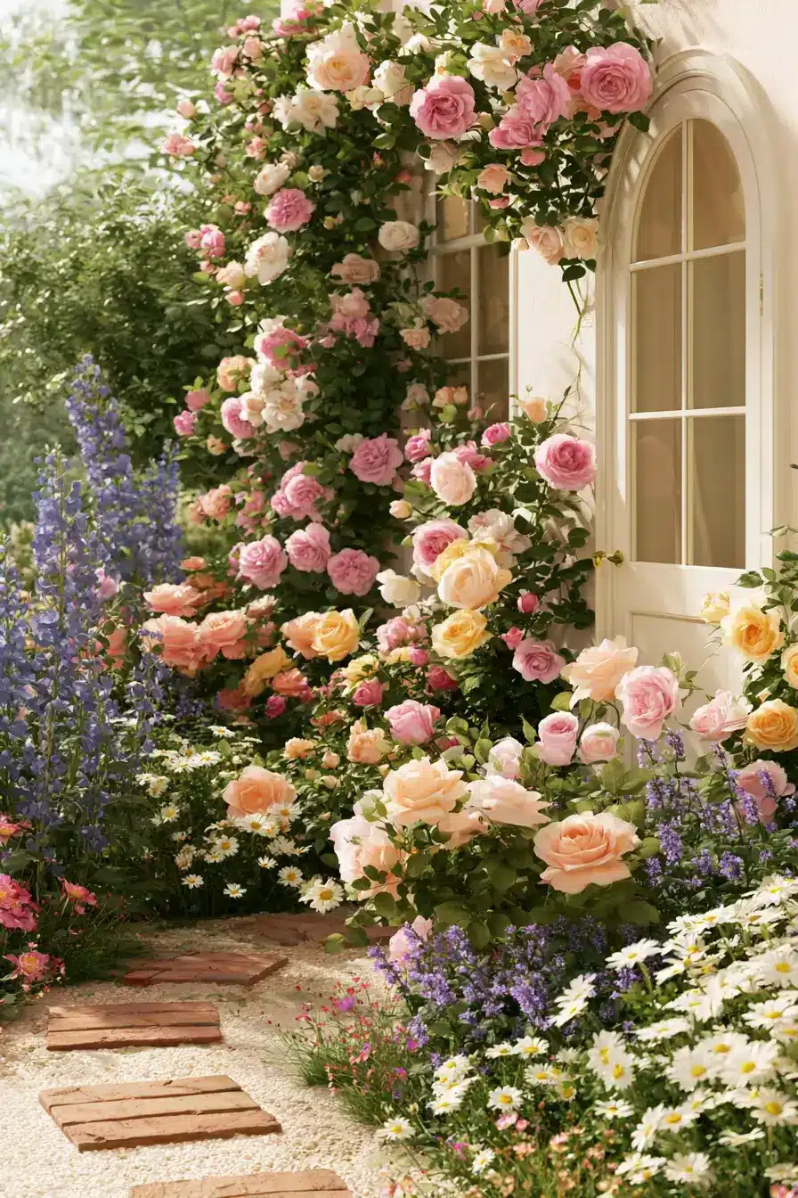 27 English Rose Garden Ideas For Romantic Cottage Charm