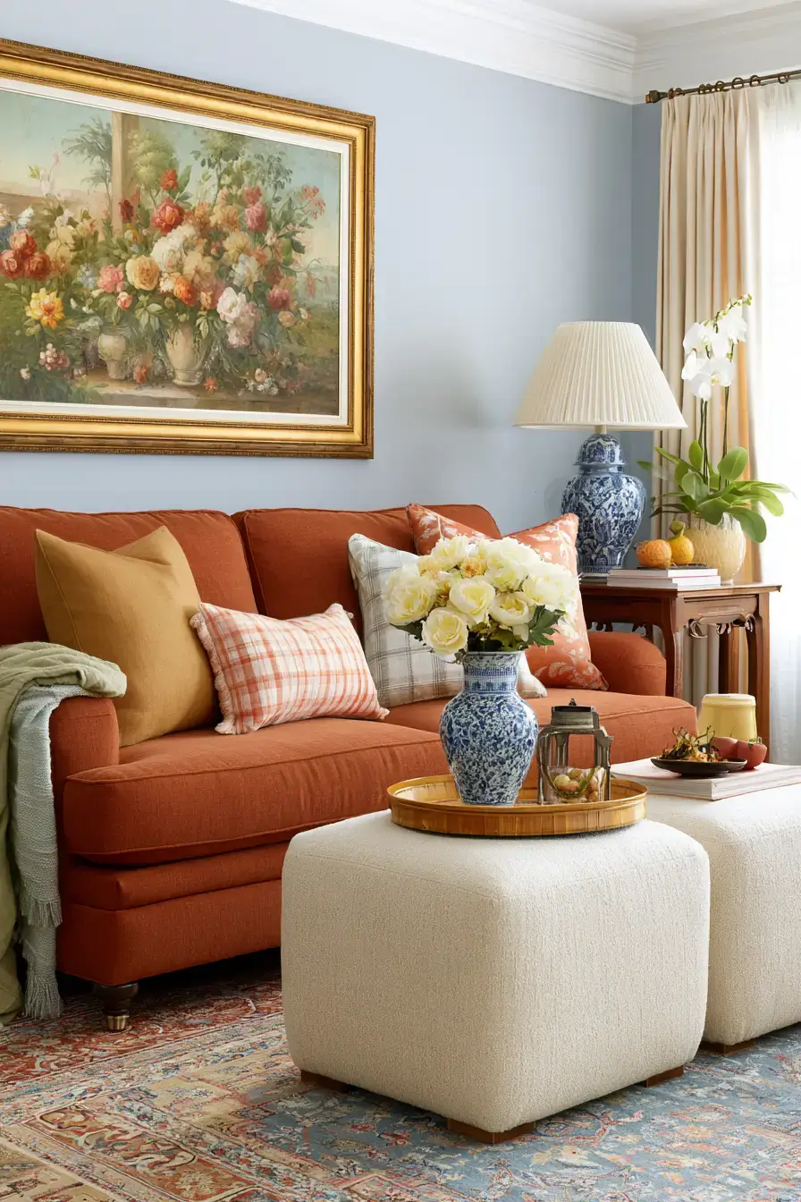 27 Grandmillennial Living Room Ideas For Charming Classic Style