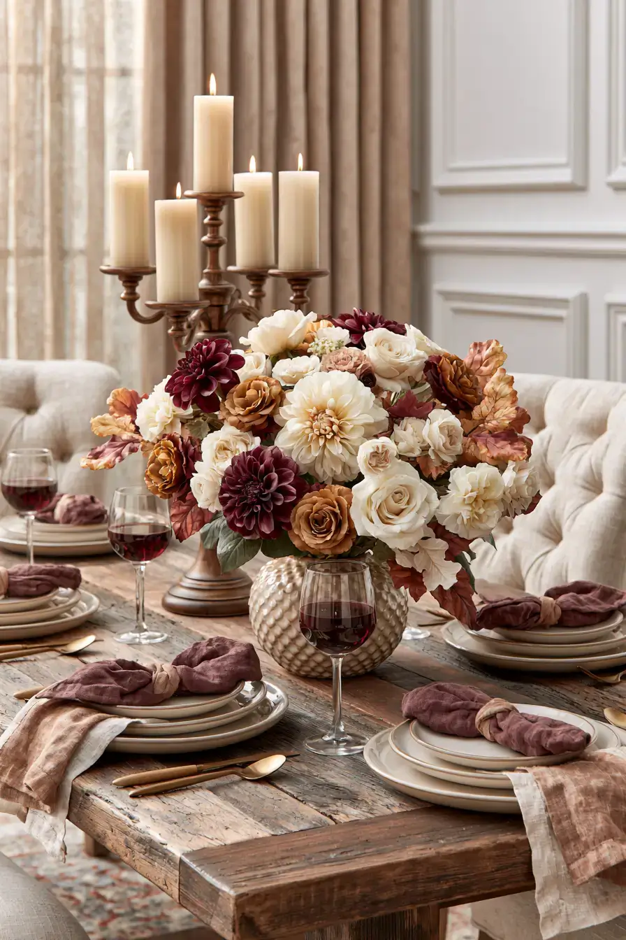 27 Fall Dining Table Decor Ideas for a Warm and Beautiful Gathering