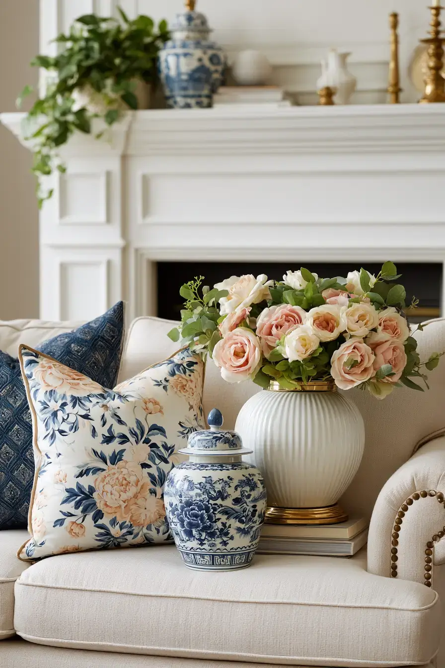 27 Grandmillennial Living Room Ideas For Charming Classic Style