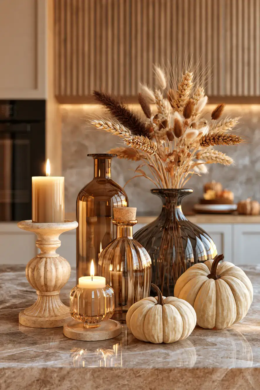 27 Fall Kitchen Island Decor Ideas for a Warm Seasonal Refresh
