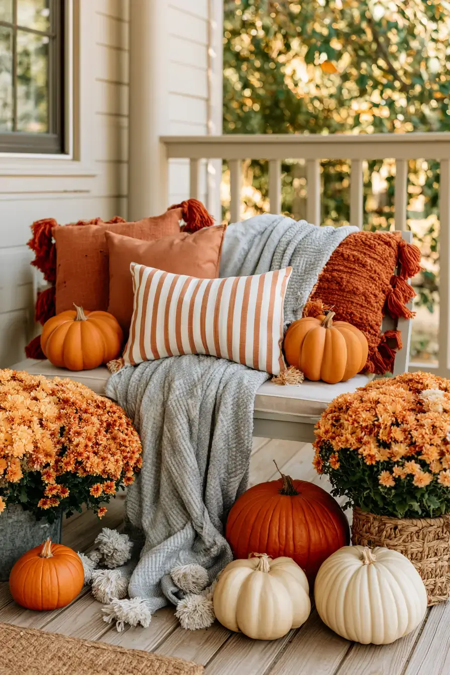 27 Cozy Fall Porch Ideas For Warm Seasonal Charm