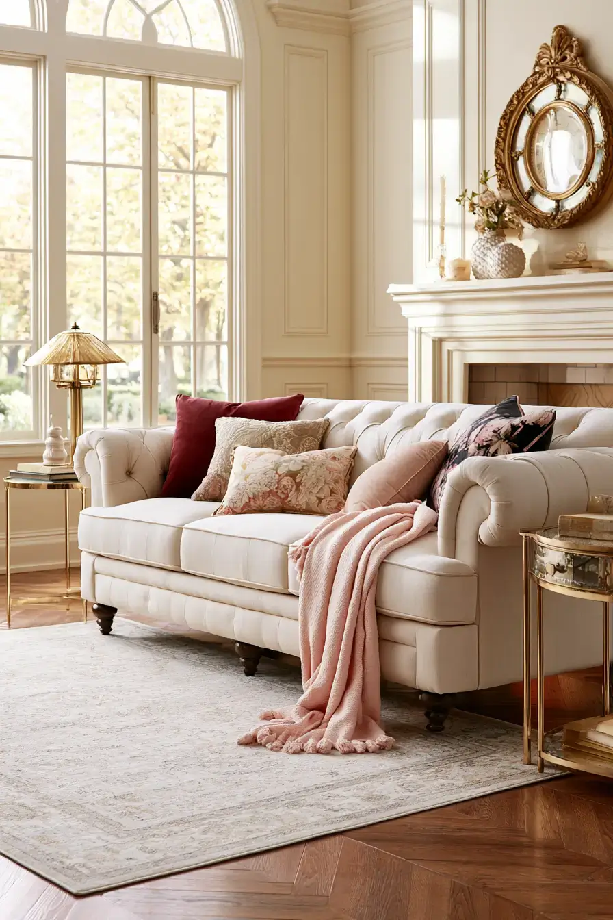 27 Grandmillennial Living Room Ideas For Charming Classic Style