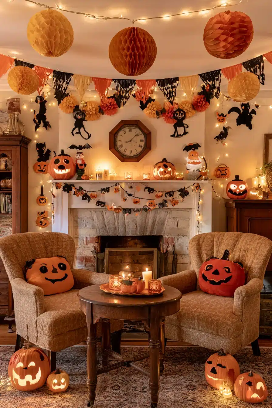 27 Nostalgic Halloween Decor Ideas Filled With Vintage Spooky Charm