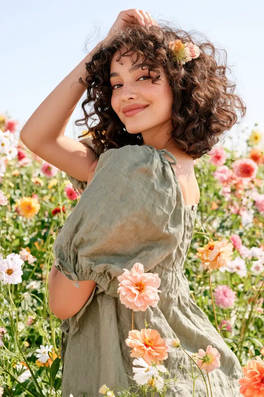 27 Dreamy Cottagecore Hairstyles for Short Hair That Radiate Romantic Charm