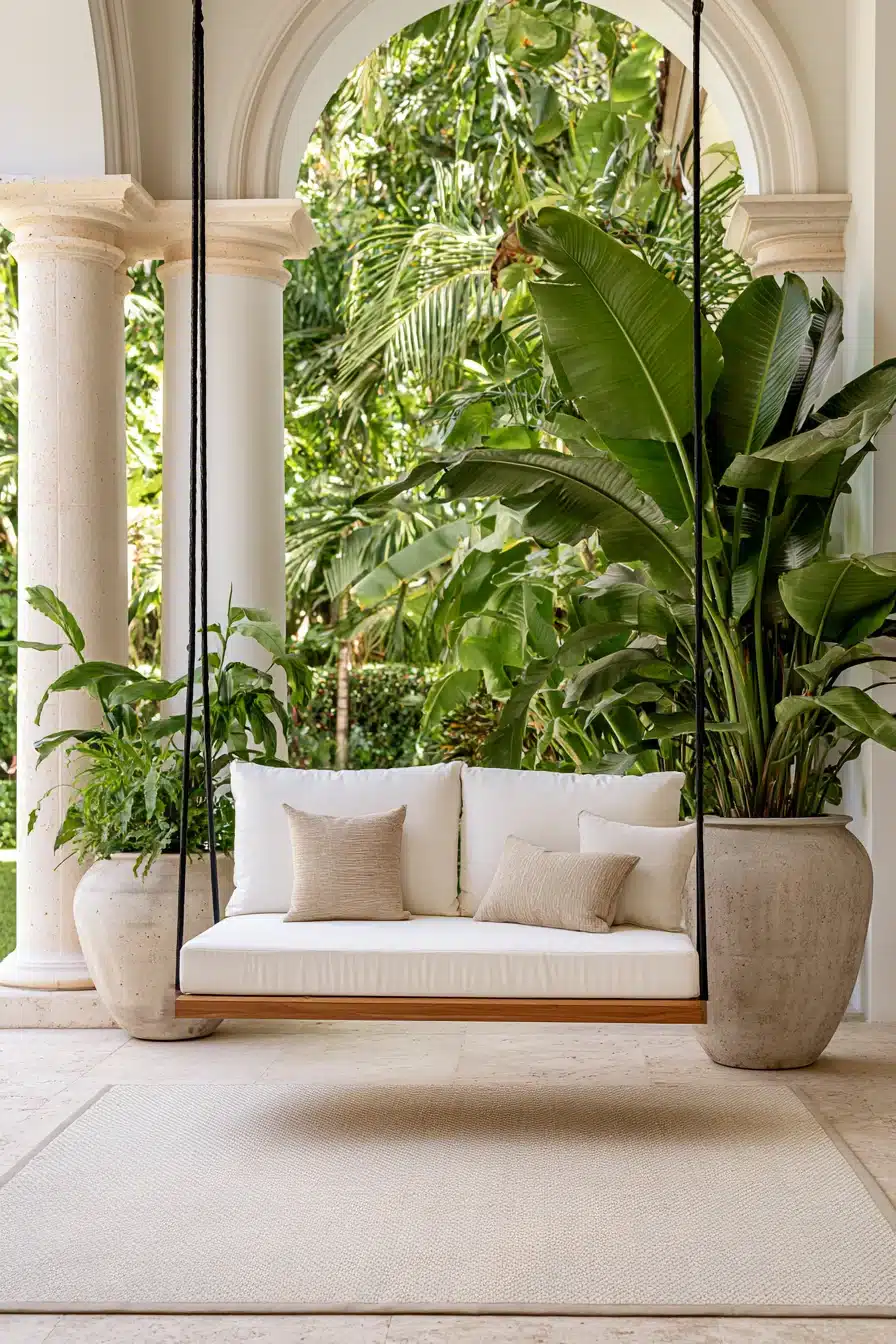 27 Charming Porch Swing Ideas for a Cozy Outdoor Retreat