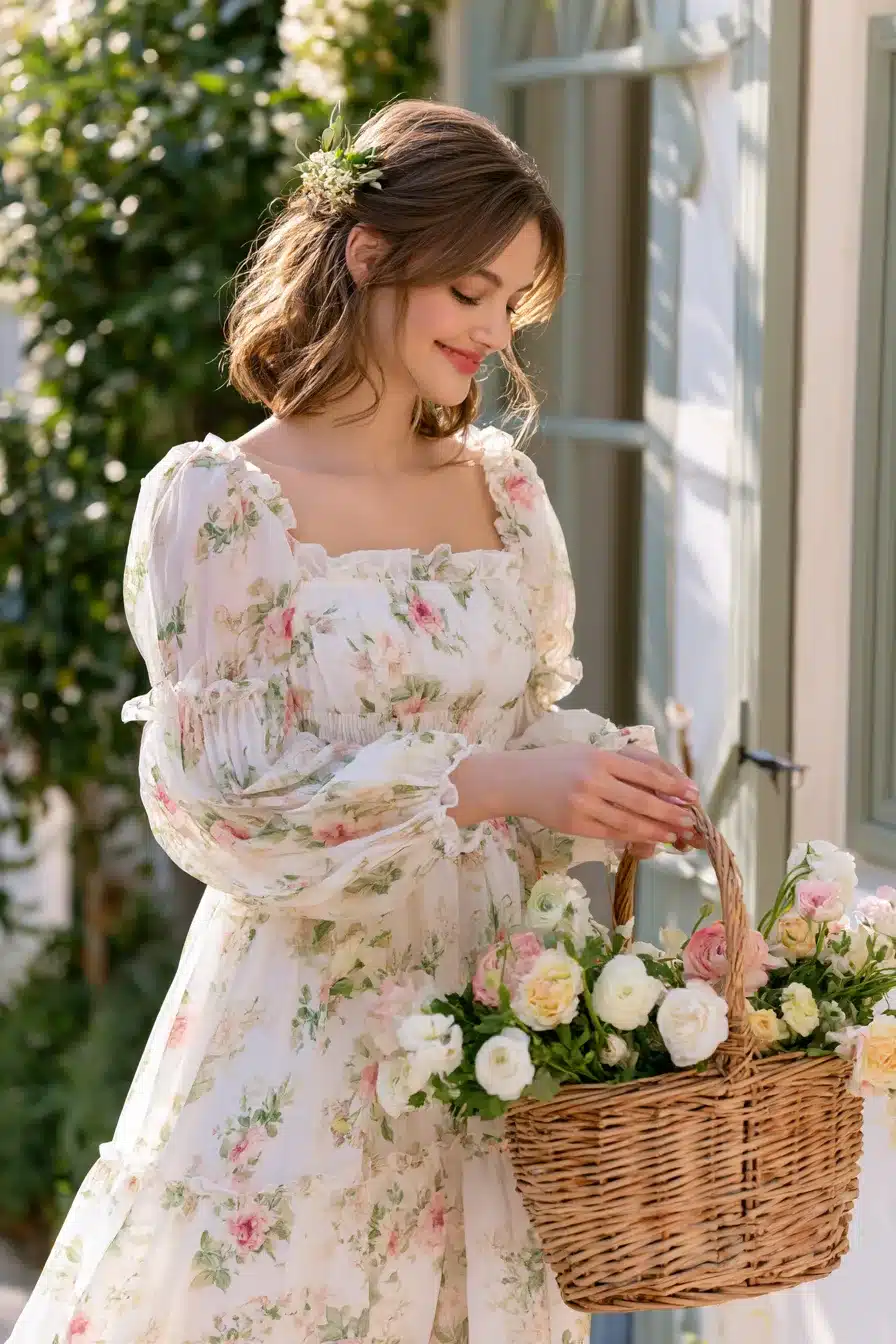 27 Dreamy Cottagecore Hairstyles for Short Hair That Radiate Romantic Charm