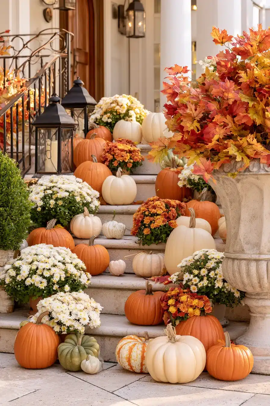 27 Gorgeous Autumn Front Porch Decor Ideas for a Warm Seasonal Welcome
