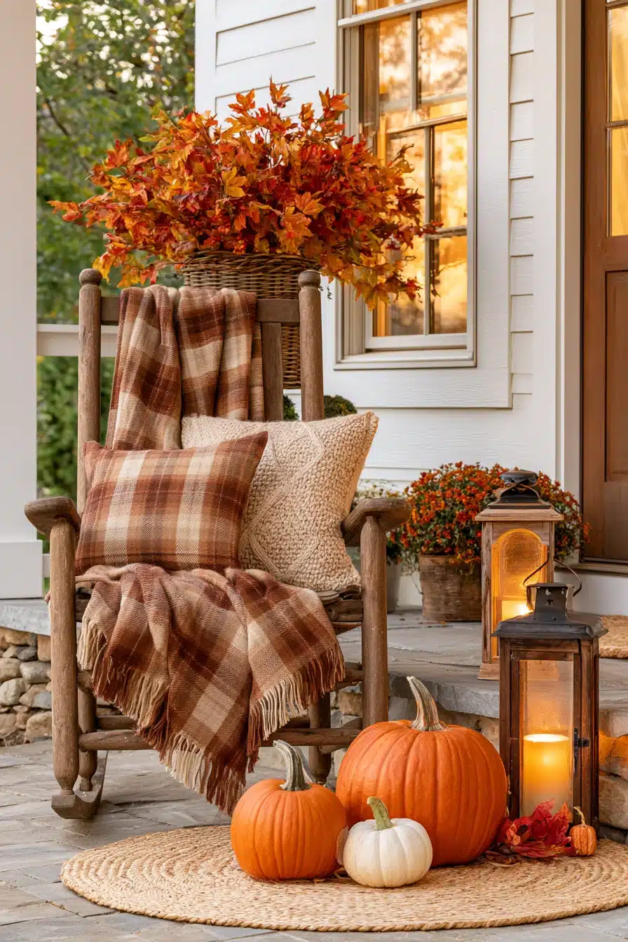 27 Gorgeous Autumn Front Porch Decor Ideas for a Warm Seasonal Welcome
