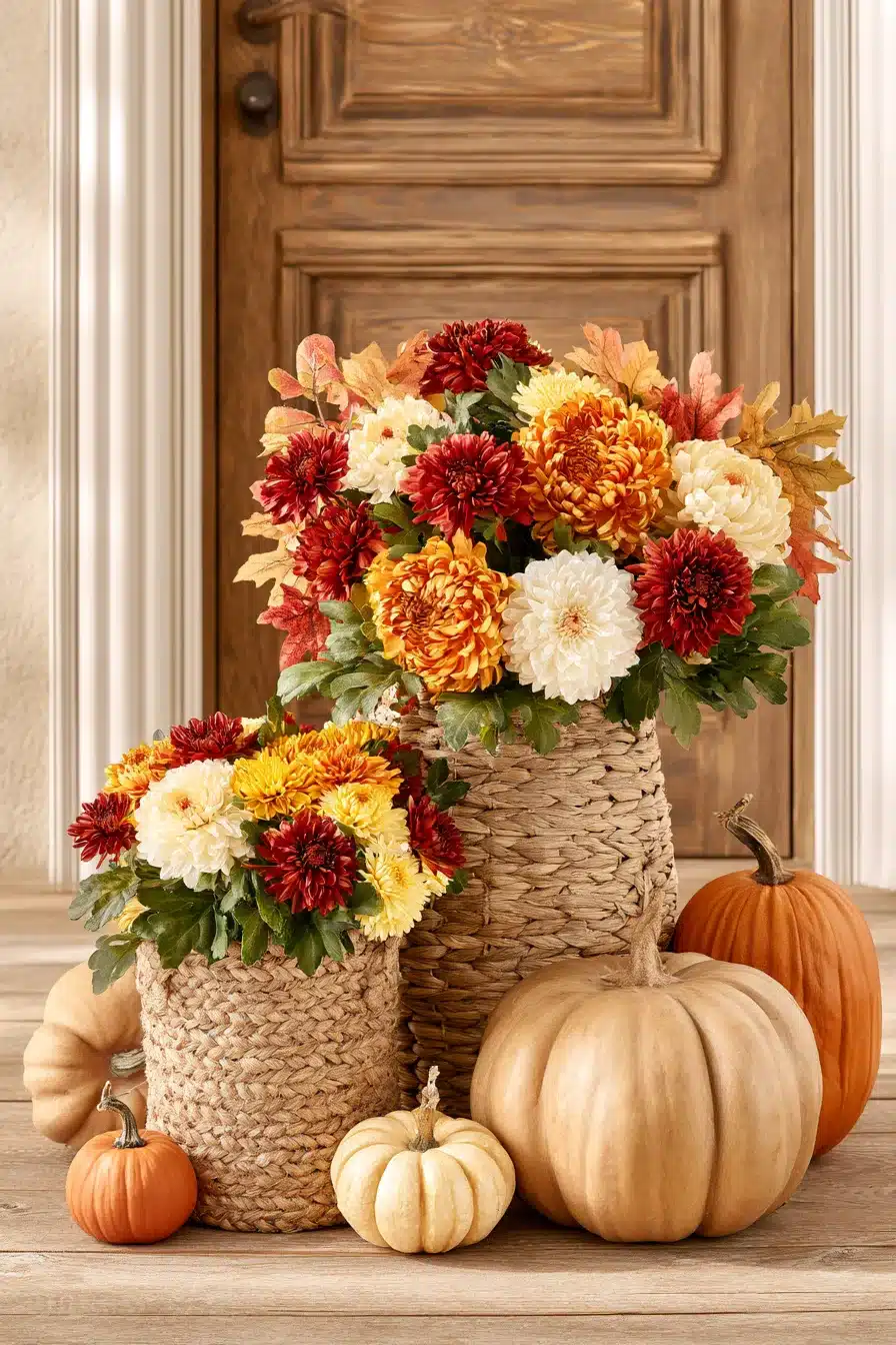 27 Gorgeous Autumn Front Porch Decor Ideas for a Warm Seasonal Welcome