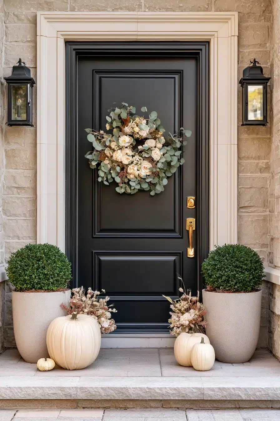 27 Beautiful Fall Wreaths for Your Front Door That Celebrate Autumn Charm