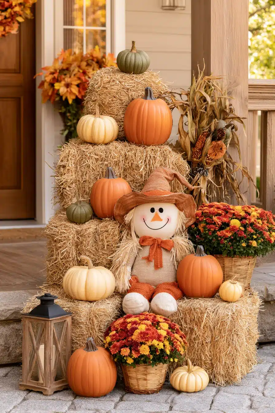 27 Outdoor Fall Decorations for a Warm and Welcoming Home