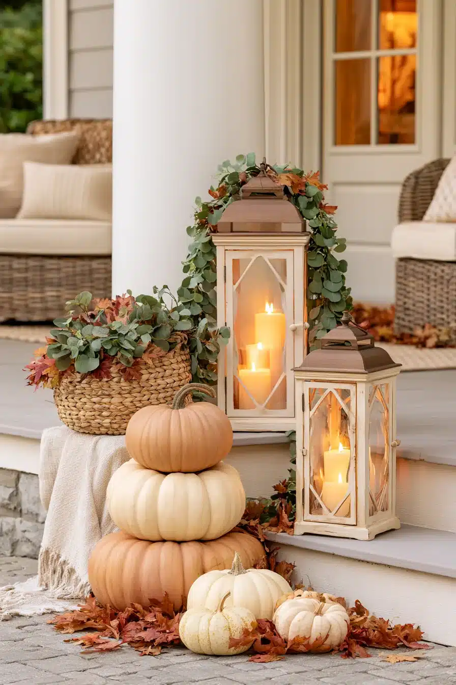27 Beautiful Thanksgiving Porch Decorations for a Warm Harvest Welcome