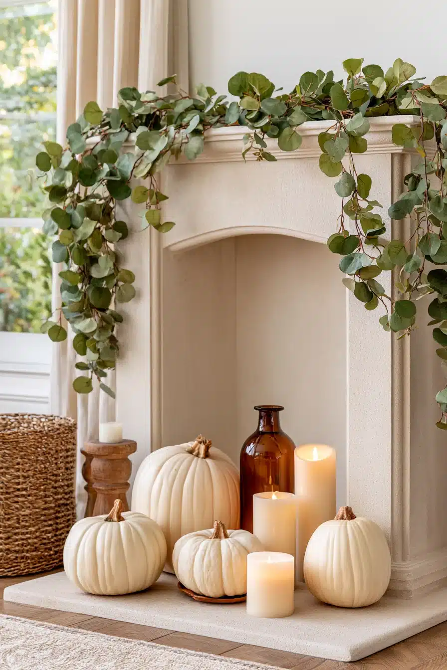 27 Autumn Fireplace Decor Ideas for a Warm Cozy Home