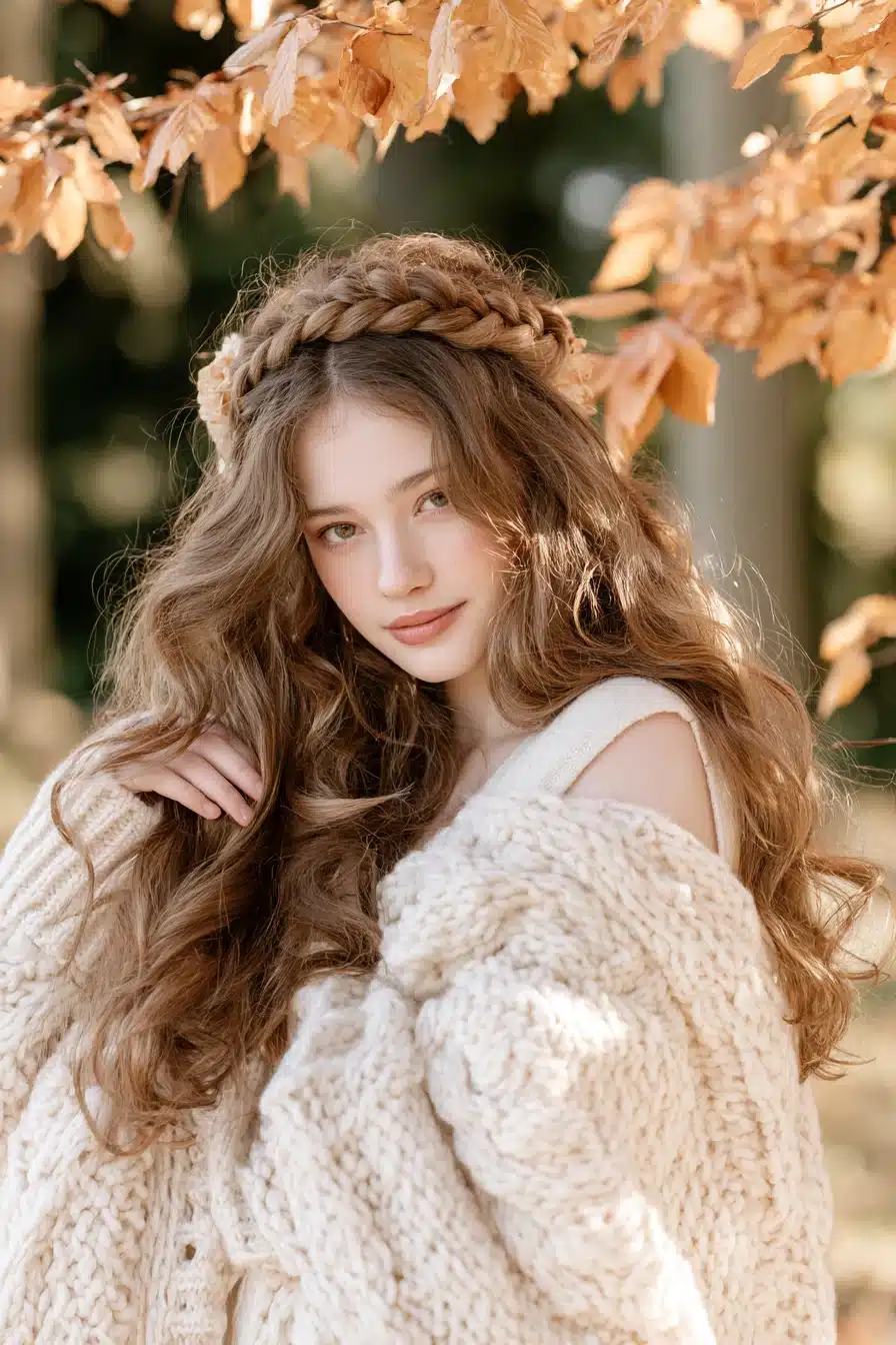 27 Beautiful Hairstyles for Autumn That Create a Cozy Effortless Look