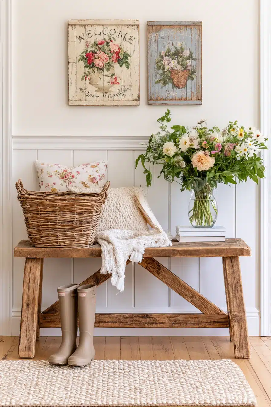 27 Enchanting Cottagecore Wall Decor Ideas for a Cozy Romantic Home