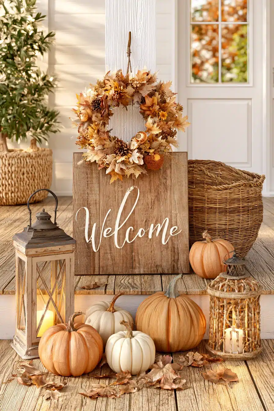 27 Gorgeous Autumn Front Porch Decor Ideas for a Warm Seasonal Welcome
