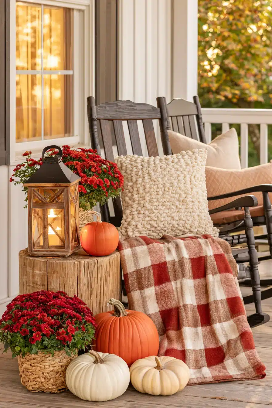 27 Beautiful Thanksgiving Porch Decorations for a Warm Harvest Welcome