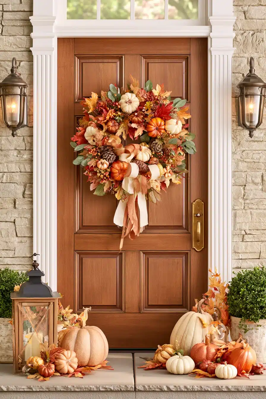 27 Gorgeous Autumn Front Porch Decor Ideas for a Warm Seasonal Welcome