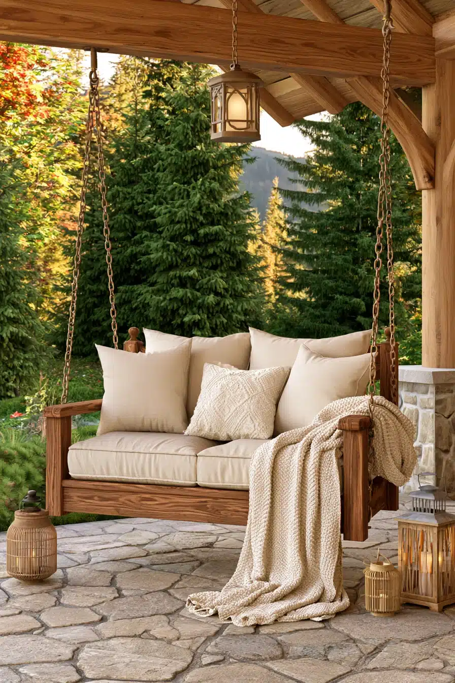 27 Charming Porch Swing Ideas for a Cozy Outdoor Retreat