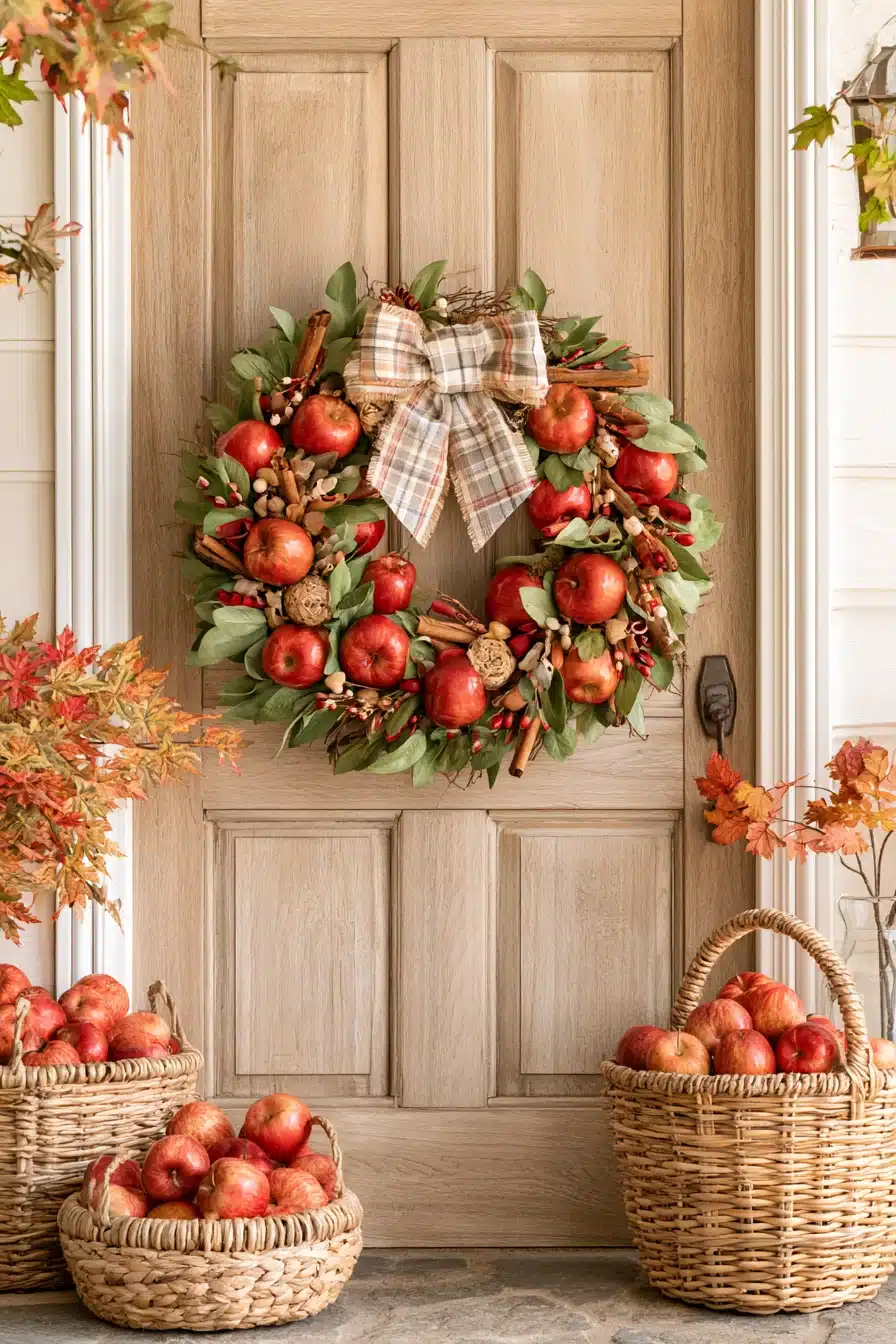 27 Beautiful Fall Wreaths for Your Front Door That Celebrate Autumn Charm