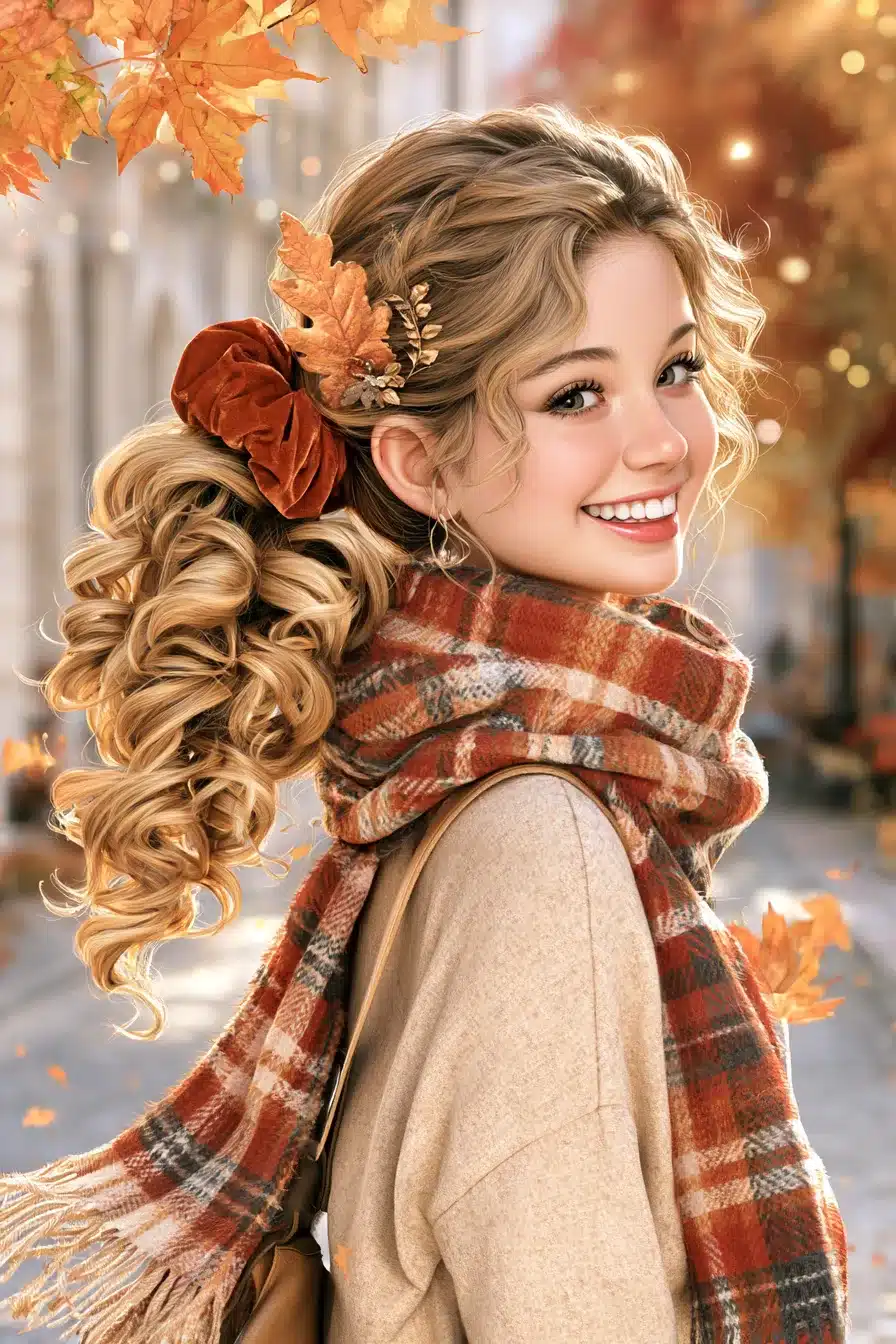27 Cute Autumn Hairstyles for a Cozy and Effortlessly Beautiful Look