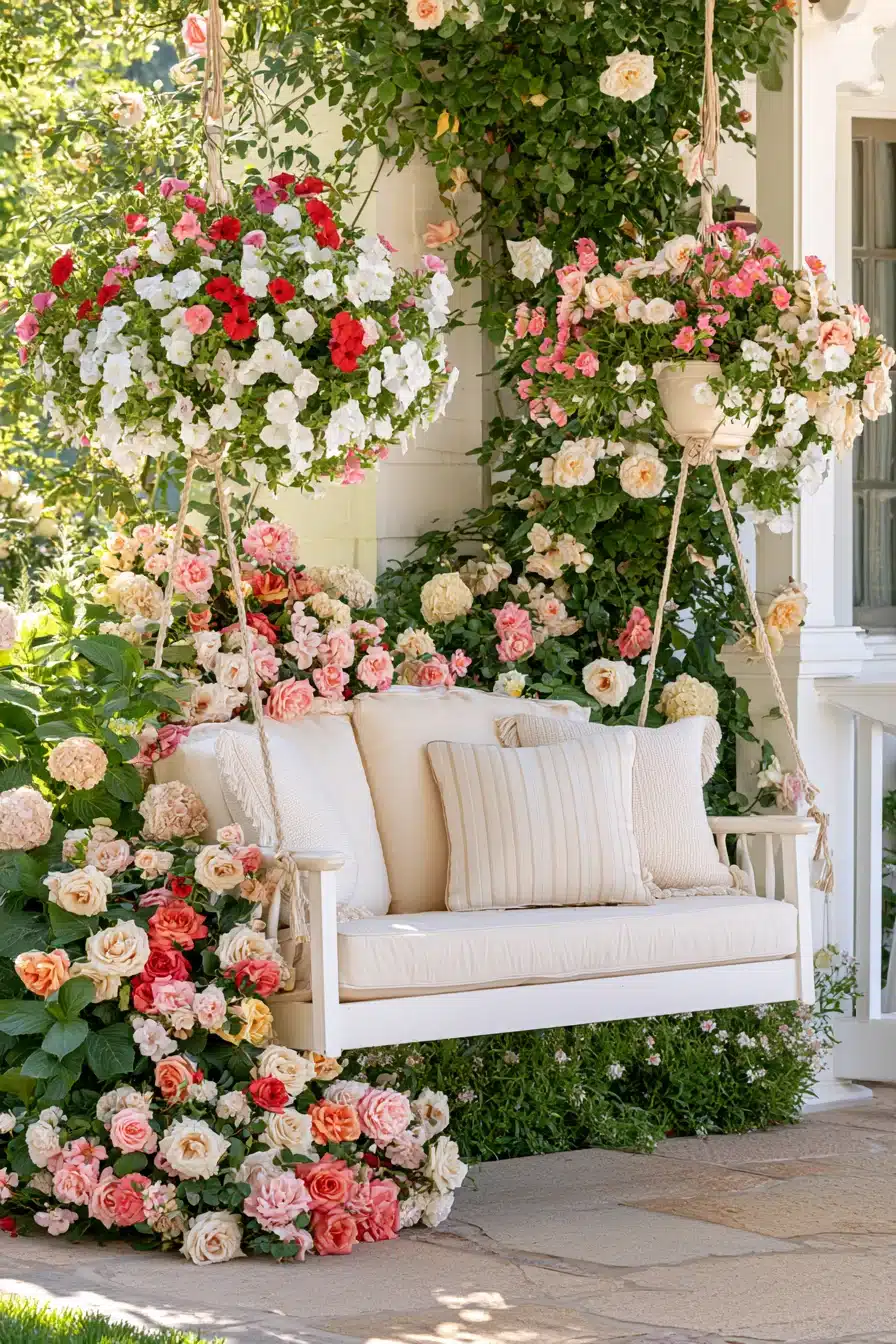 27 Charming Porch Swing Ideas for a Cozy Outdoor Retreat