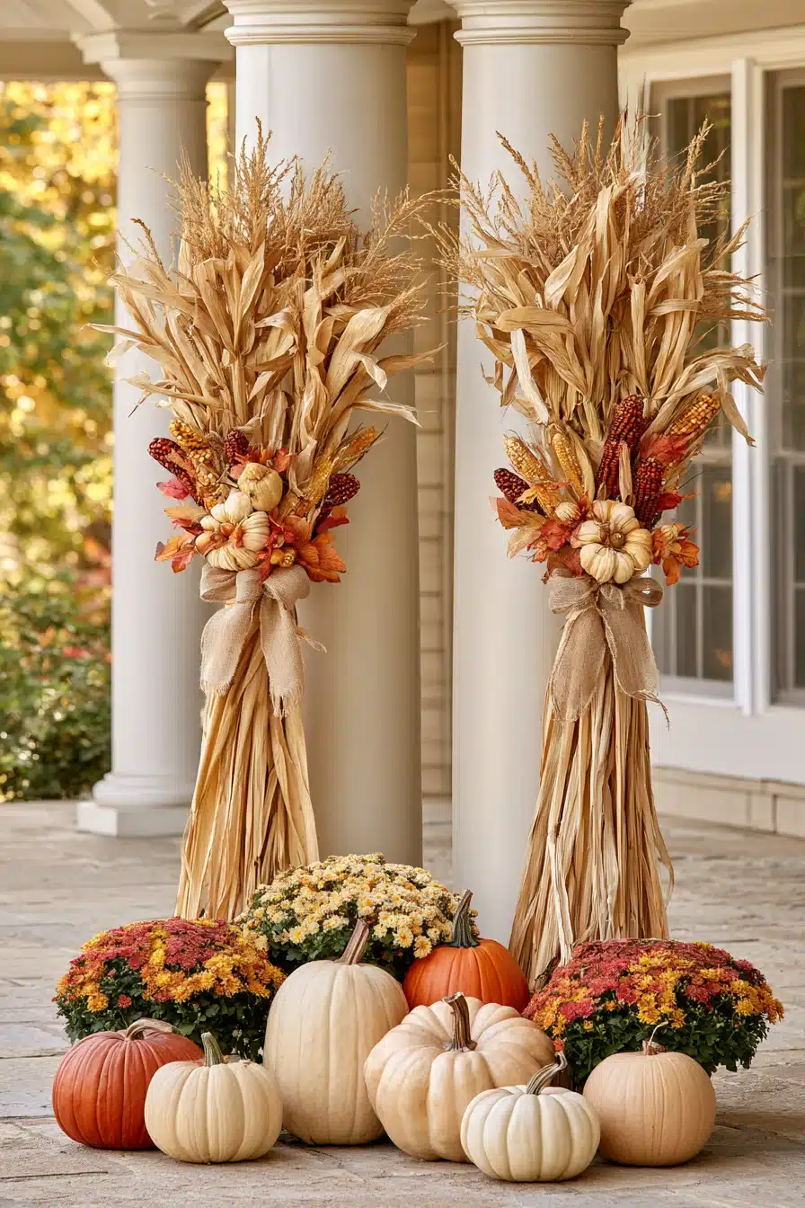 27 Gorgeous Autumn Front Porch Decor Ideas for a Warm Seasonal Welcome