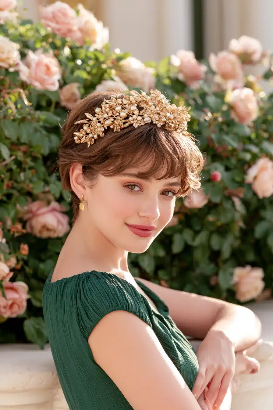 27 Dreamy Cottagecore Hairstyles for Short Hair That Radiate Romantic Charm