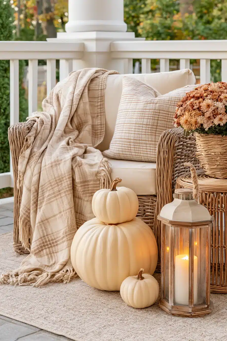 27 Beautiful Thanksgiving Porch Decorations for a Warm Harvest Welcome