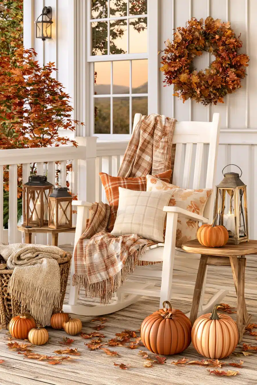 27 Gorgeous Autumn Front Porch Decor Ideas for a Warm Seasonal Welcome