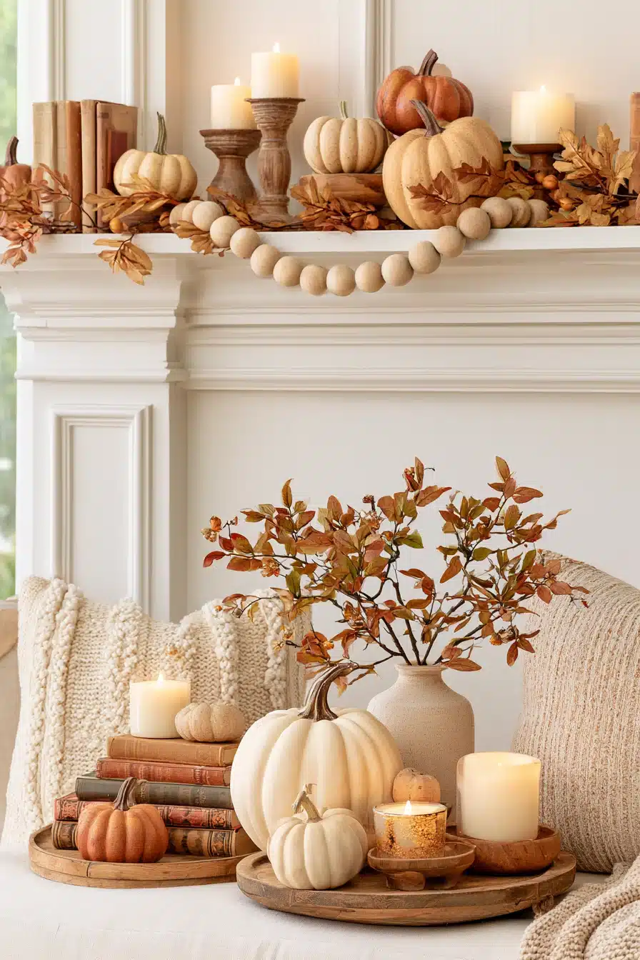 27 Autumn Fireplace Decor Ideas for a Warm Cozy Home