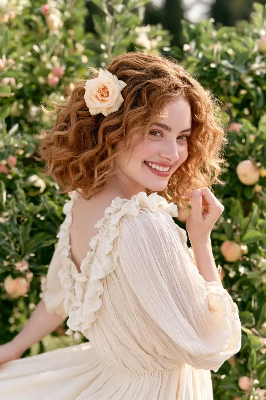 27 Dreamy Cottagecore Hairstyles for Short Hair That Radiate Romantic Charm
