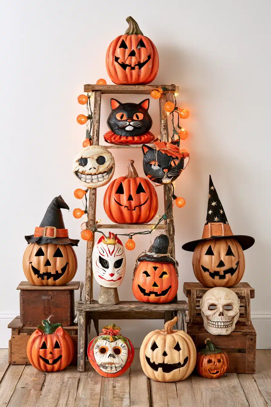 27 Enchanting Vintage Halloween Decor Ideas Filled With Nostalgic Charm