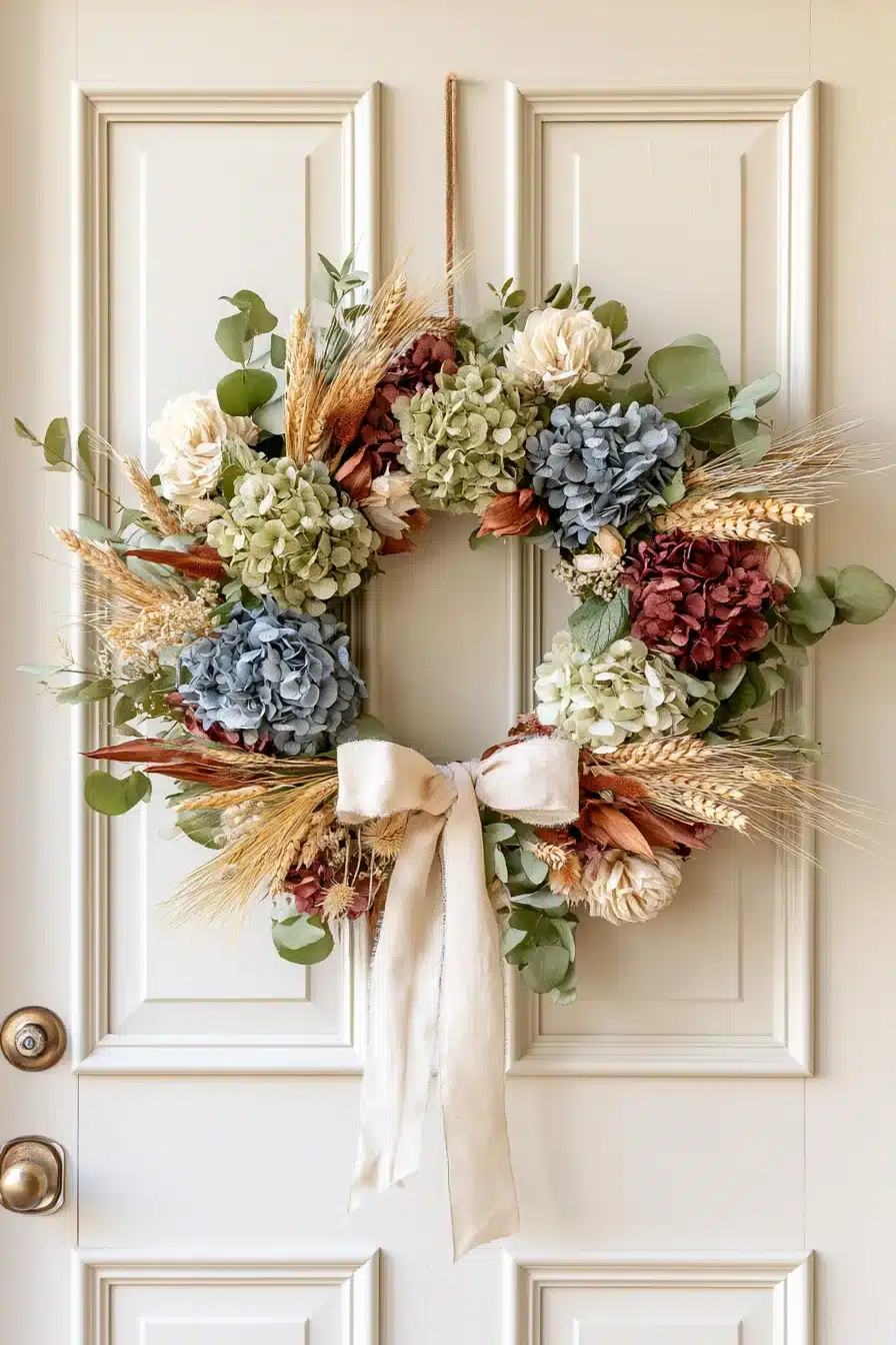 27 Beautiful Fall Wreaths for Your Front Door That Celebrate Autumn Charm