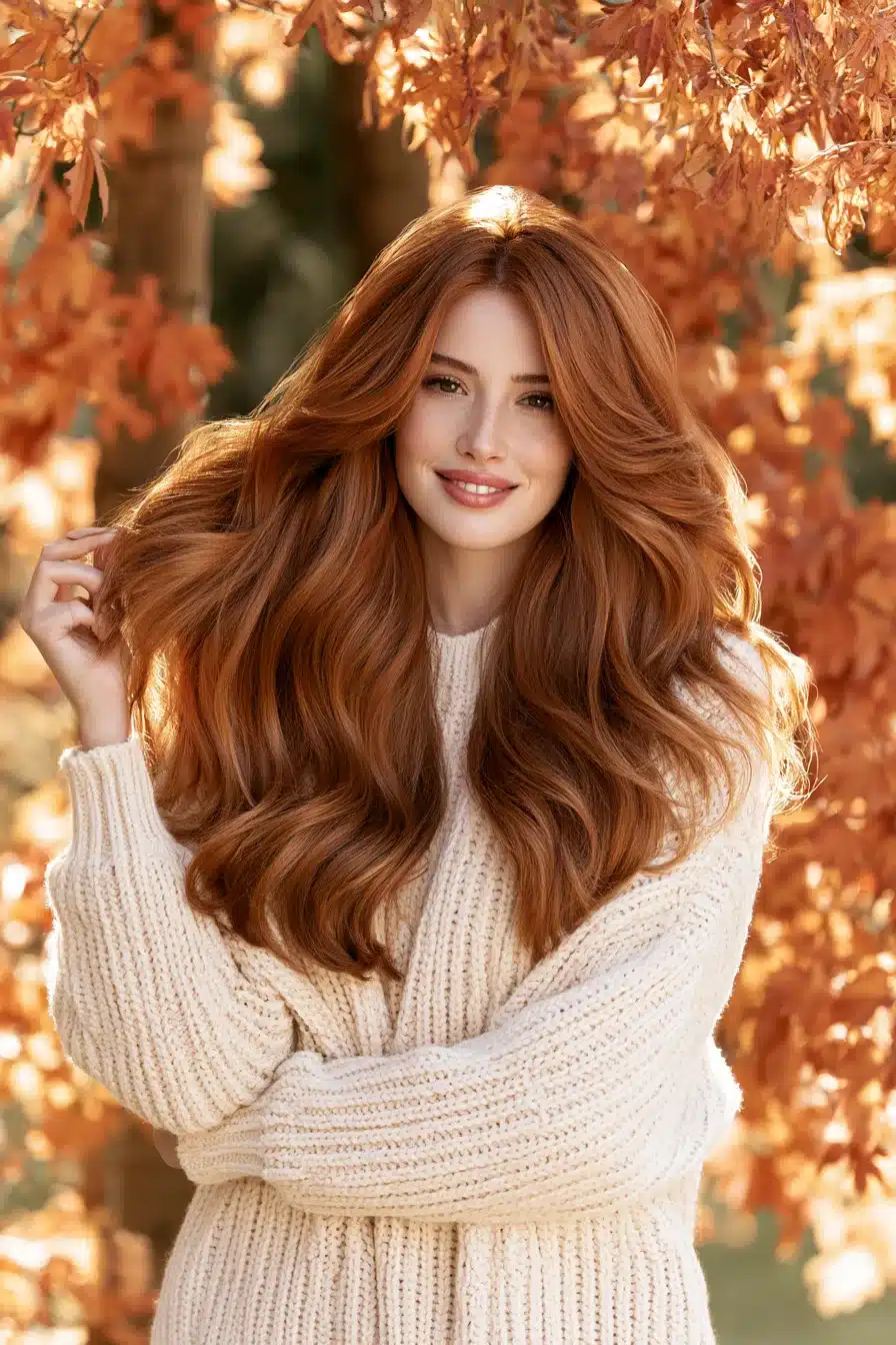 27 Beautiful Hairstyles for Autumn That Create a Cozy Effortless Look