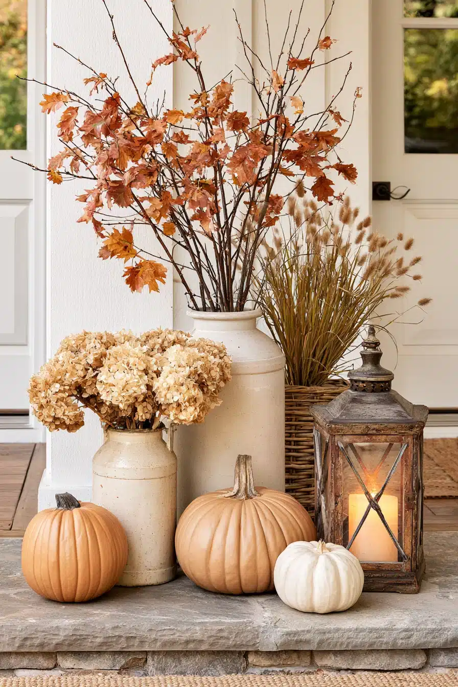 27 Gorgeous Autumn Front Porch Decor Ideas for a Warm Seasonal Welcome