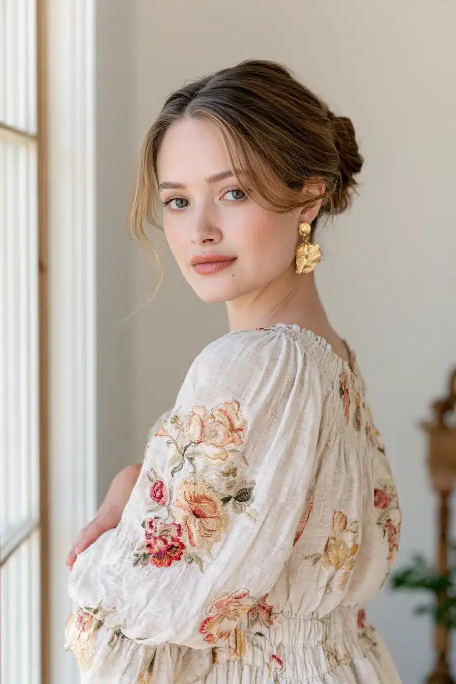 27 Dreamy Cottagecore Hairstyles for Short Hair That Radiate Romantic Charm