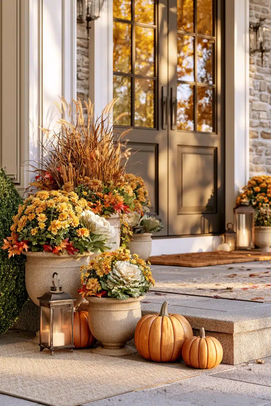 27 Beautiful Thanksgiving Porch Decorations for a Warm Harvest Welcome
