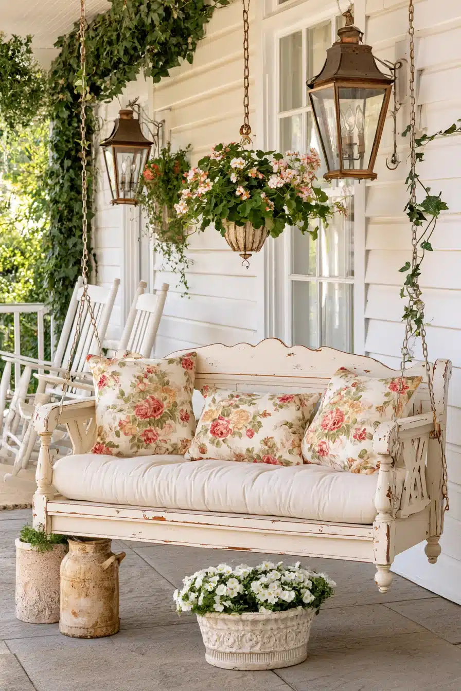 27 Charming Porch Swing Ideas for a Cozy Outdoor Retreat
