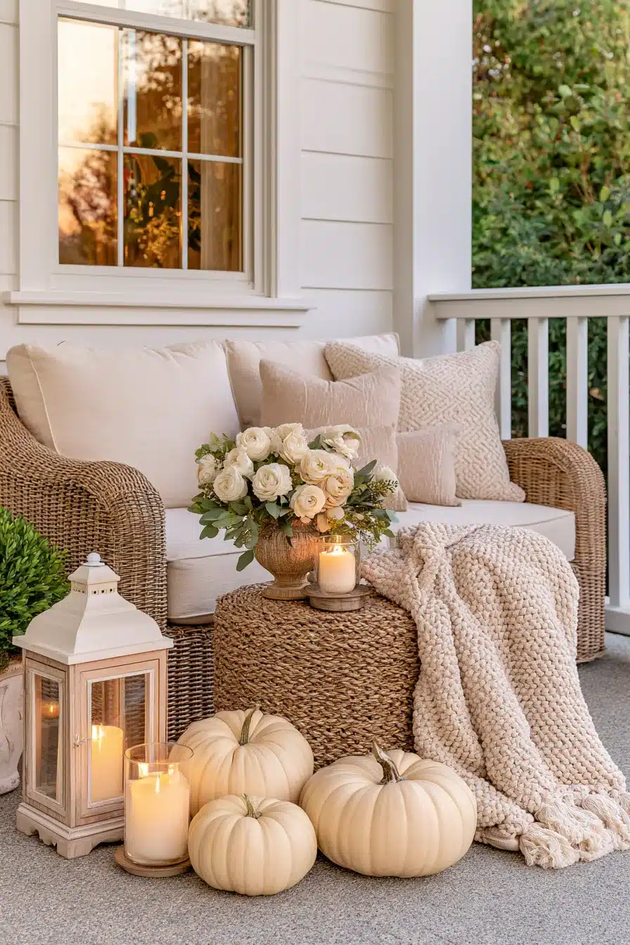 27 Beautiful Thanksgiving Porch Decorations for a Warm Harvest Welcome