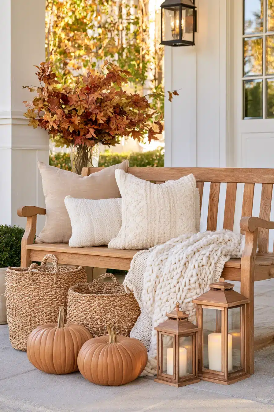 27 Gorgeous Autumn Front Porch Decor Ideas for a Warm Seasonal Welcome